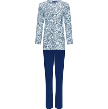 Dámské pyžamo Dámské pyžamo 20232-160-2 modré se vzorem - Pastunette 38