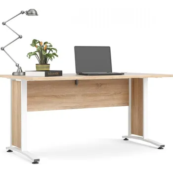 Psací stůl Psací stůl OFFICE 80400/71, Dub sonoma/Bílá
