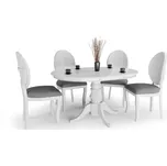 Jídelní stůl WILLIAM, bílý