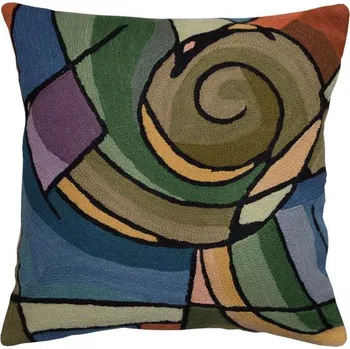 Polštář SCANquilt povlak ART WOOL spirals multi 45 x 45 cm