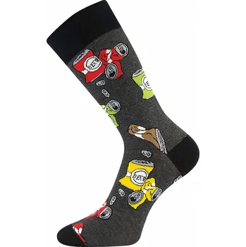 TUHU barevné ponožky Lonka - PLECHOVKY - 1 pár EXTRA 39-42