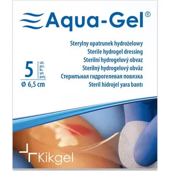 Krytí na ránu KIKGEL - Aqua-Gel® hydrogel - 6,5 cm - 5 ks