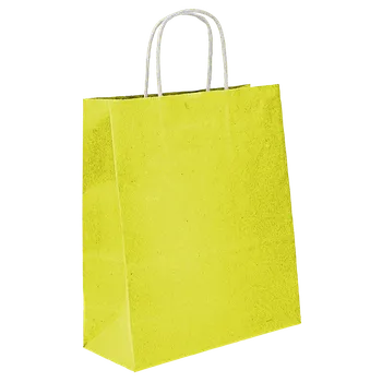 Papírová taška 320x140x410mm - žlutá