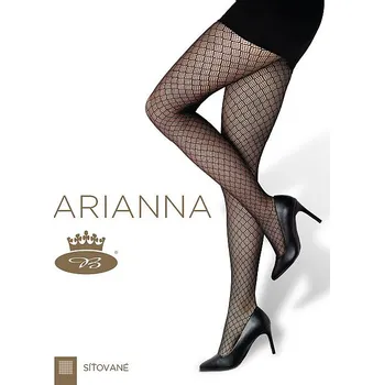Dámské punčochy ARIANNA síťované punčochové kalhoty Lady B