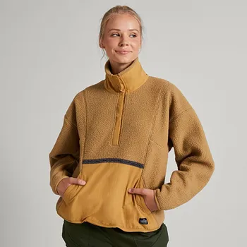 Pánská mikina Mikina Kathmandu CO-Z HIGH PILE WMNS PULLOVER NZA-Canvas velikost 12