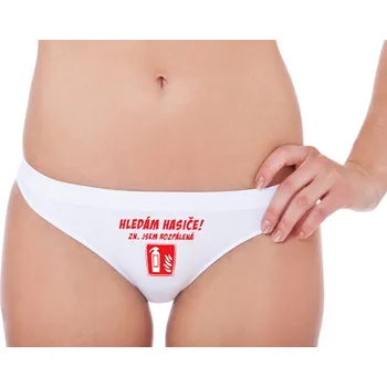 Kalhotky Kalhotky s nápisem Hledám hasiče! - velikost M