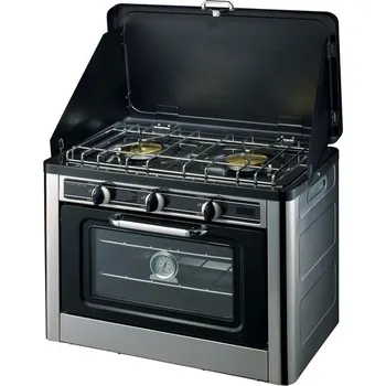 Příslušenství ke karavanu Camp4 Přenosný plynový sporák s troubou 50 mbar