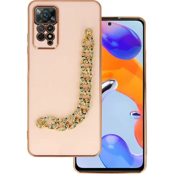 Pouzdro na mobilní telefon Trendové pouzdro pro Xiaomi Redmi Note 11 Pro/Note 11 Pro 5G design 4 light pink