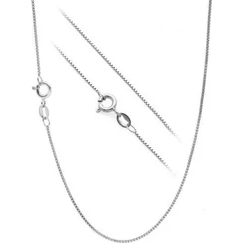 Řetízek Stříbrný řetízek - čtvercový, tl. 0,8 mm, délka 38 cm