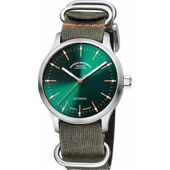 Hodinky Mühle-Glashütte Panova Green textilní řemen