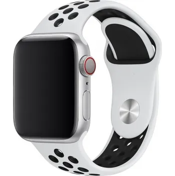 Příslušenství k chytrým hodinkám Sportovní silikonový řemínek pro chytré hodinky Apple Watch 40 mm (5.série) - černý