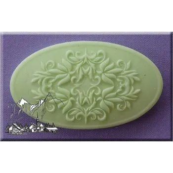 Brož Zdobená brož silikonová forma