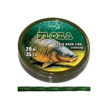 Katran Měkká návazcová šňůrka Braided hook links FLORA 15lb 20m
