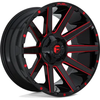 Alu kolo Fuel D643 CONTRA disk 20x10 5x114.3/5x127 78.1 ET-18, Gloss black