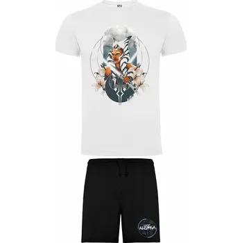 Bavlněná Letní souprava Ashoka Tano Barva: Bílá, Velikost: 110/116 - 5/6let, Pohlaví: Dětské - unisex