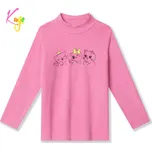 Dívčí tričko - KUGO KC2327, světlejší růžová Barva: Růžová, Velikost: 116