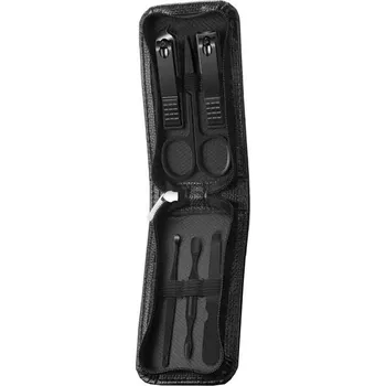 Manikúra do kapsy - 6 dílný set na manikúru a pedikúru - černá