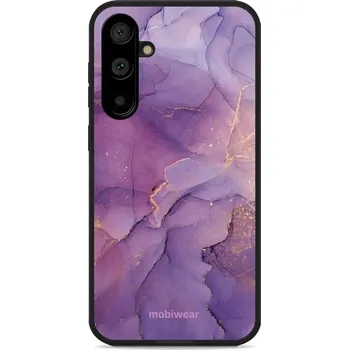 Pouzdro na mobilní telefon Lesklý kryt Mobiwear Glossy - Samsung Galaxy S23 FE - G050G - Fialový mramor (Prémiové lesklé pouzdro, obal, kryt Mobiwear Glossy na mobil Samsung Galaxy S23 FE - G050G - Fialový mramor, materiál Plast + TPU silikon - krytí po všech stranách, neošoupateln