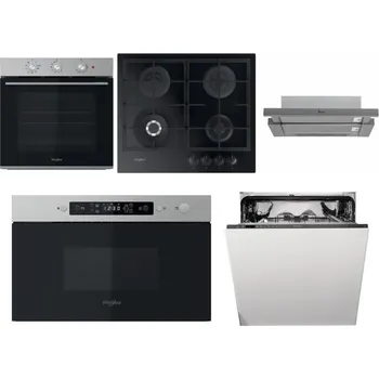 Set domácích spotřebičů WHIRLPOOL OMK38HU0X + WHIRLPOOL GOFL 629/NB1 + WHIRLPOOL AKR 749/1 IX + WHIRLPOOL MBNA910X + WHIRLPOOL WIO 3T133 PE 6.5