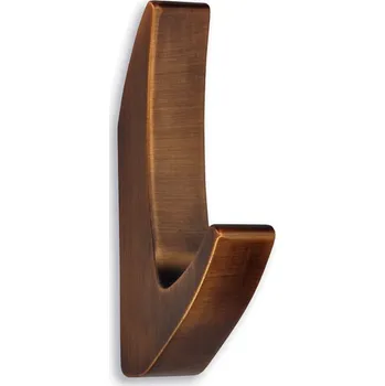 Věšák Věšák do předsíně HANK, kovový, mosaz broušená, výška 81 mm 2433 ZN79