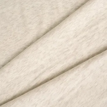 Teplákovina alpen fleece/warmkeeper ecru melír