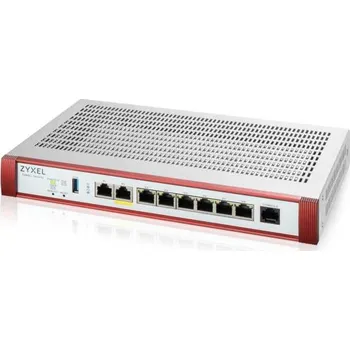 Zyxel USG FLEX200 HP Series, User-definable ports with 1*2.5G, 1*2.5G( PoE+) & 6*1G, 1*USB (device only)