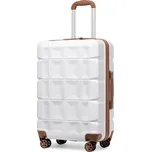 Kono K2292L Kufr spinner 62cm Bílá ABS