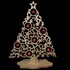 Vánoční dekorace Amadea 40140-00 vánoční strom na podstavci s koulemi 102 cm