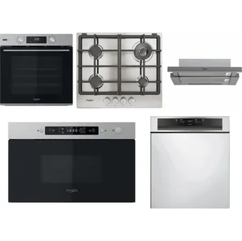 Set domácích spotřebičů WHIRLPOOL OMSK58RU1SX + WHIRLPOOL TGML 661 IX R + WHIRLPOOL AKR 749/1 IX + WHIRLPOOL MBNA910X + WHIRLPOOL WBC 3C34 PF X