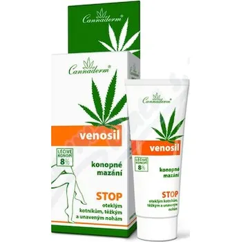 Bylinná léčivá mast Cannaderm Venosil konopné mazání 100ml
