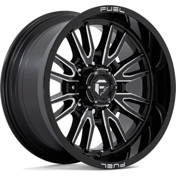 Alu kolo Fuel D761 CLASH disk 20x10 8x165.1 125.1 ET-18, Gloss black