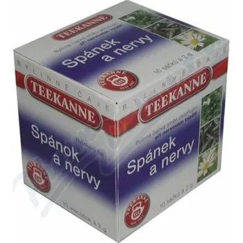 Přípravek na podporu paměti a spánku TEEKANNE Spánek+nervy bylinný čaj 10x2g