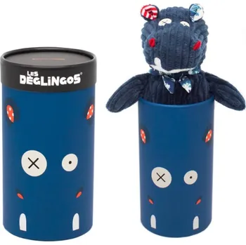 plyšák Les Déglingos Plyšový hroch v dárkové krabičce - velký
