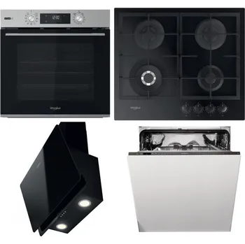 Set domácích spotřebičů WHIRLPOOL OMSK58RU1SX + WHIRLPOOL GOFL 629/NB1 + WHIRLPOOL WHVP 65F LM K + WHIRLPOOL WIO 3T133 PE 6.5