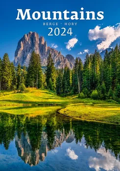 Kalendář Helma365 Nástěnný kalendář Mountains/Berge/Hory 2024