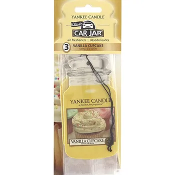 Yankee Candle Classic Car Jar papírová visačka 1 ks, Vanilla Cupcake