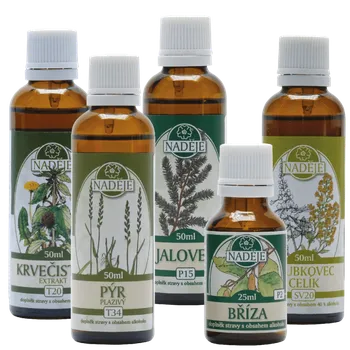 Kúra NK17 při detoxikaci a regeneraci organismu 225 ml - Naděje (Bylinná tinktura)