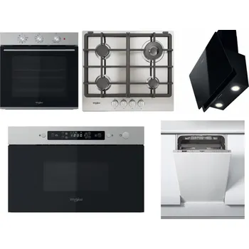 Set domácích spotřebičů WHIRLPOOL OMK38HU0X + WHIRLPOOL TGML 661 IX R + WHIRLPOOL WHVP 65F LM K + WHIRLPOOL MBNA910X + WHIRLPOOL WSIC 3M27 C