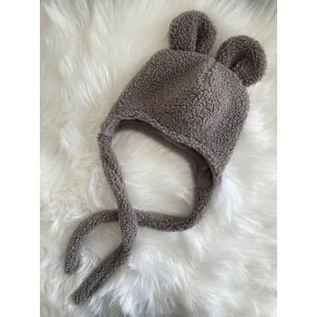 Kojenecká čepice T-tomi Cap Teddy Grey Vel. 9-12 měsíců