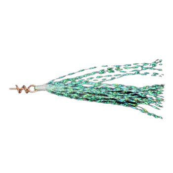 Rybářský háček 3ks - Třásně Zavrtávací Decoy Makisasu Fiber F-12 Velikost M Silky White