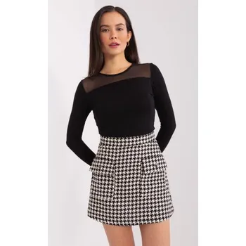 Dámská sukně Dámská sukně s kapsami CHEA černobílá