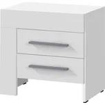 CEZAR b | noční stolek 21 | LEVÁ | 50 cm | bílá