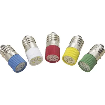 Žárovka Barthelme 70113378 indikační LED bílá E10 24 V/DC, 24 V/AC 3.8 lm