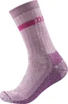 Ponožky Devold Outdoor Merino Heavy Sock Wmn Pink Melange - 35-37 / Pink Melange