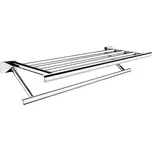 Nimco KEIRA Police na ručníky s hrazdou, 61 cm KE 22063-26