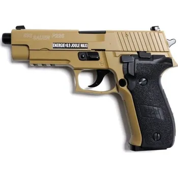 Airsoftová zbraň CYBG Airsoft Pistole CYBG Sig Sauer P226 TAN se závitem BB