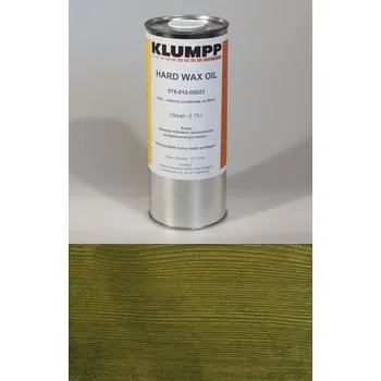 Olej na dřevo Hard Wax Oil - Zeleň provensálská 422, plechovka 0,75 l, vnitřní olej na nábytek s tvrdým voskem