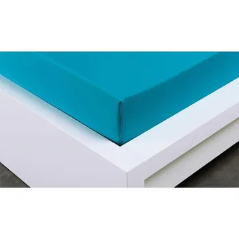 Prostěradlo Jersey prostěradlo Exclusive dvoulůžko - tyrkysová 200x220 cm