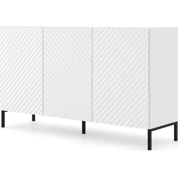 Komoda ARTBm Komoda SURF 150 | 3D Provedení: Bílá mat / černé nohy