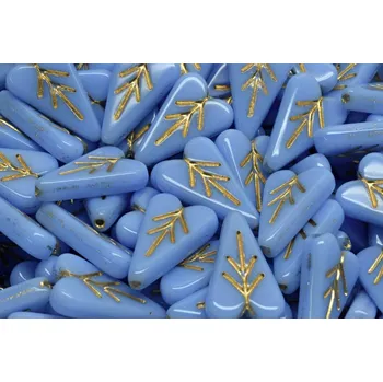 Korálek Lístek ve tvaru srdce č.3495 (16x11mm)